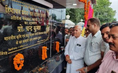 हिमाचल प्रदेश के कृषि मंत्री ने ज्वाली में तीन शीतल पेयजल आउटलेट का किया उद्धघाटन